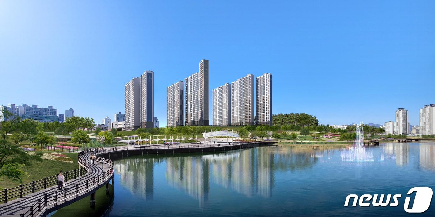 대구 시지삼정그린코아포레스트 투시도ⓒ 뉴스1