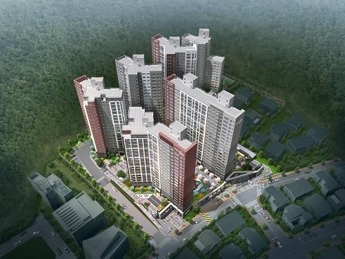 본문 이미지 - 칠곡 왜관 월드메르디앙 웰리지 조감도. ⓒ 뉴스1