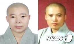 본문 이미지 - 정관스님(왼쪽)과 우관스님ⓒ 뉴스1