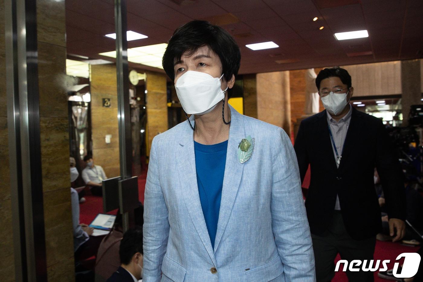 본문 이미지 - 김영주 더불어민주당 의원. 2022.6.3/뉴스1 ⓒ News1 유승관 기자