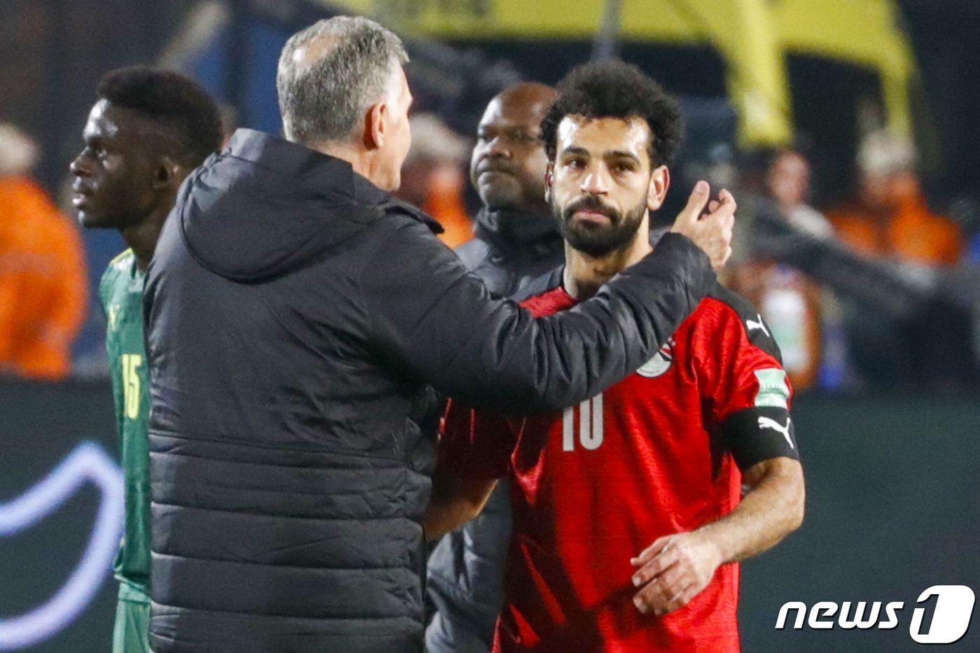 이집트 축구대표팀의 모하메드 살라ⓒ AFP=뉴스1