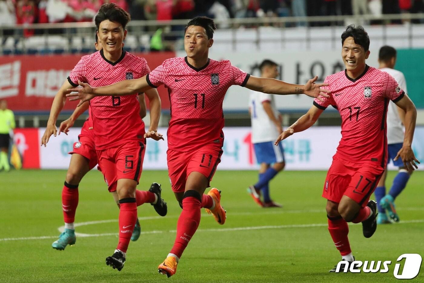 기초 군사훈련으로 대표팀에서 퇴소한 황희찬. /뉴스1 ⓒ News1 민경석 기자