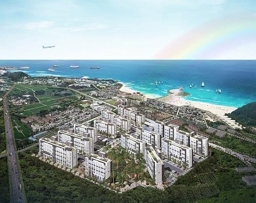 본문 이미지 - 제주시 엘크루 더 퍼스트 조감도. ⓒ 뉴스1