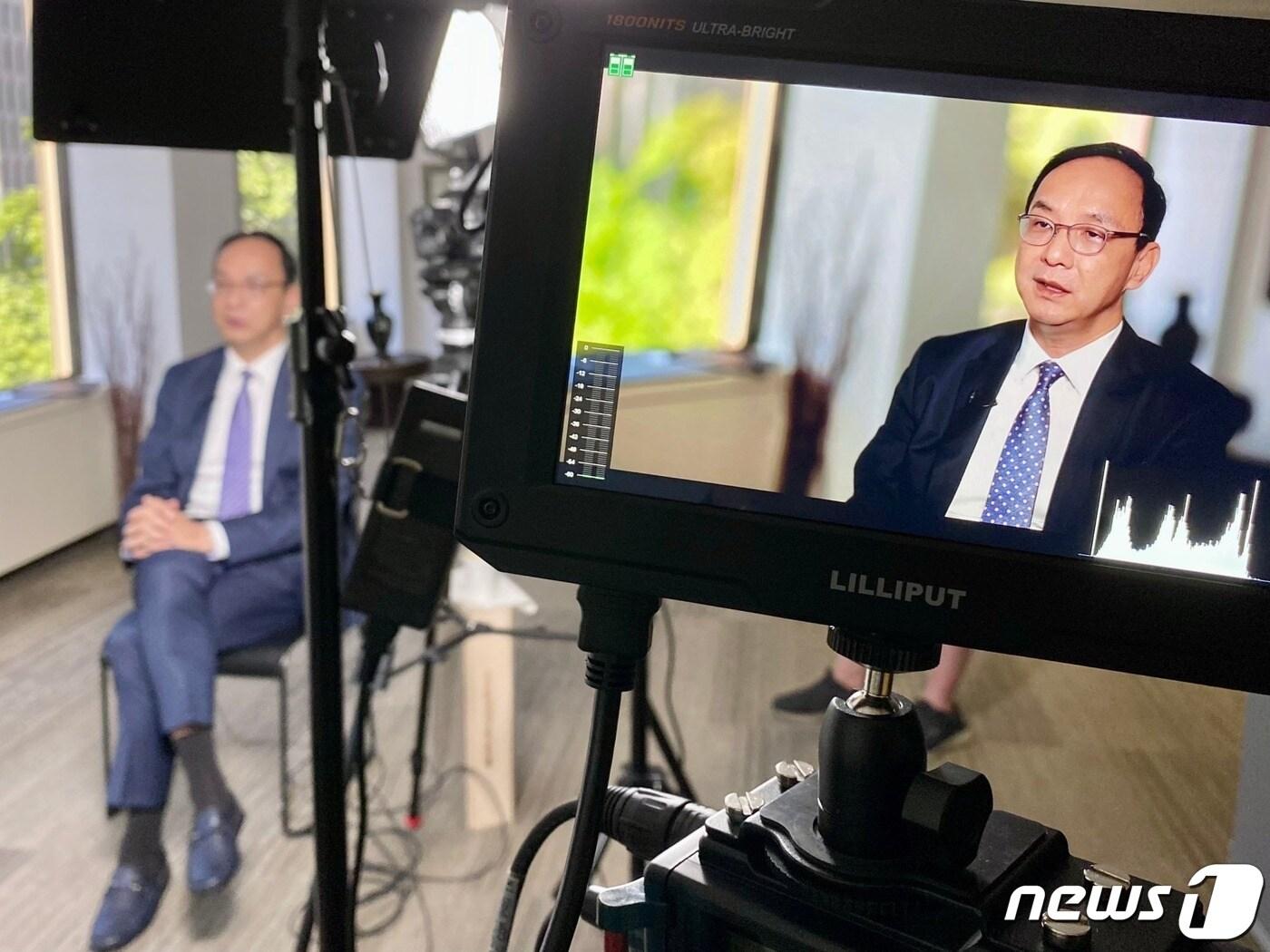 본문 이미지 - 주리룬 대만 국민당 주석. ⓒ 뉴스1 (트위터 캡처)