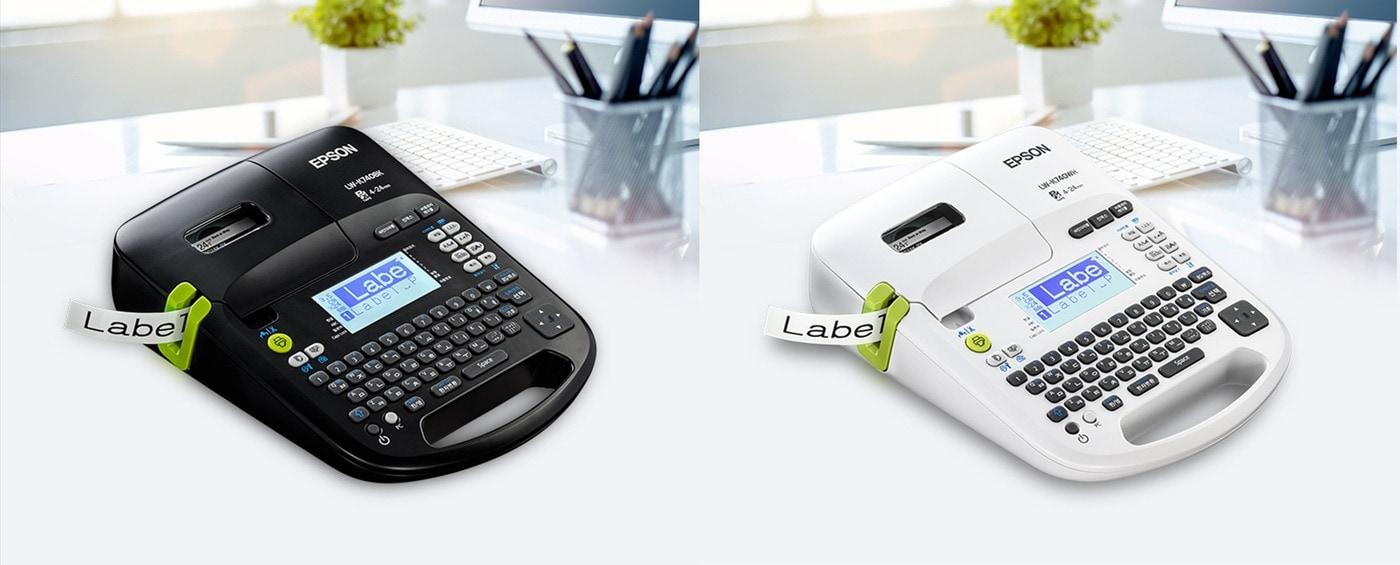 본문 이미지 - 엡손 라벨프린터 LW-K740BK(왼쪽), LW-K740WH(한국엡손 제공)ⓒ 뉴스1