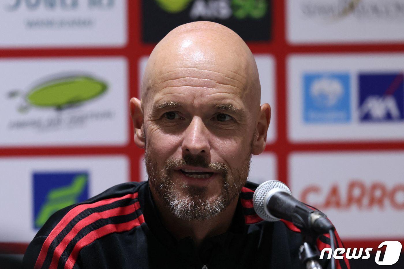 본문 이미지 - 에릭 텐 하흐 맨유 감독 ⓒ AFP=뉴스1