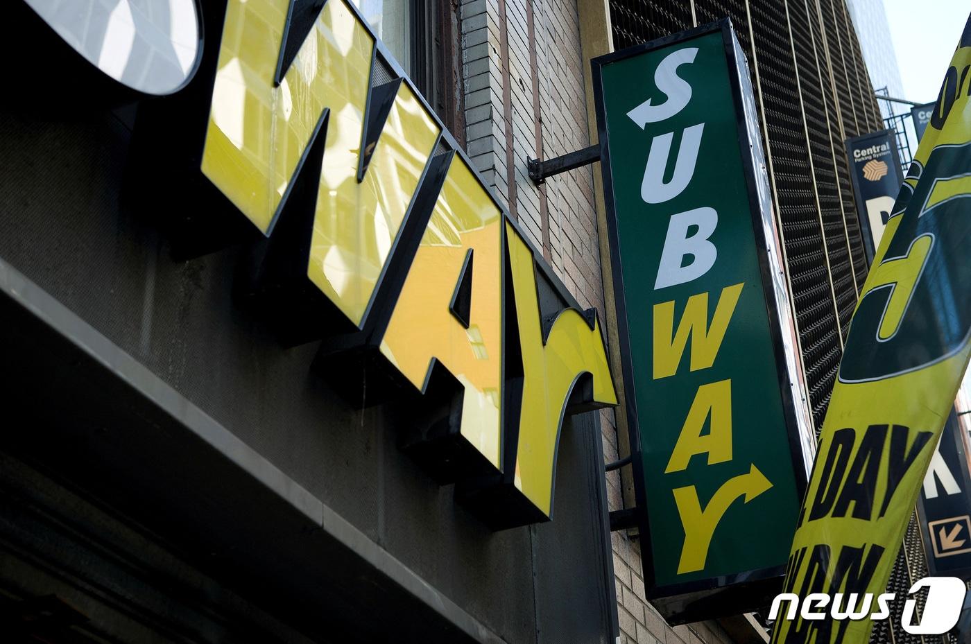 뉴욕 맨해튼의 서브웨이 매장 사진. ⓒ 로이터=뉴스1 ⓒ News1 이서영 기자