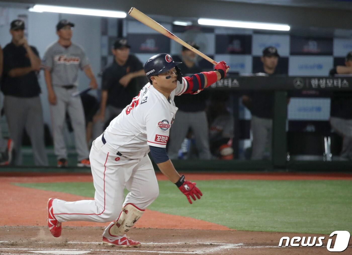 본문 이미지 - 롯데 한동희. 2022.7.12/뉴스1 ⓒ News1 김영훈 기자