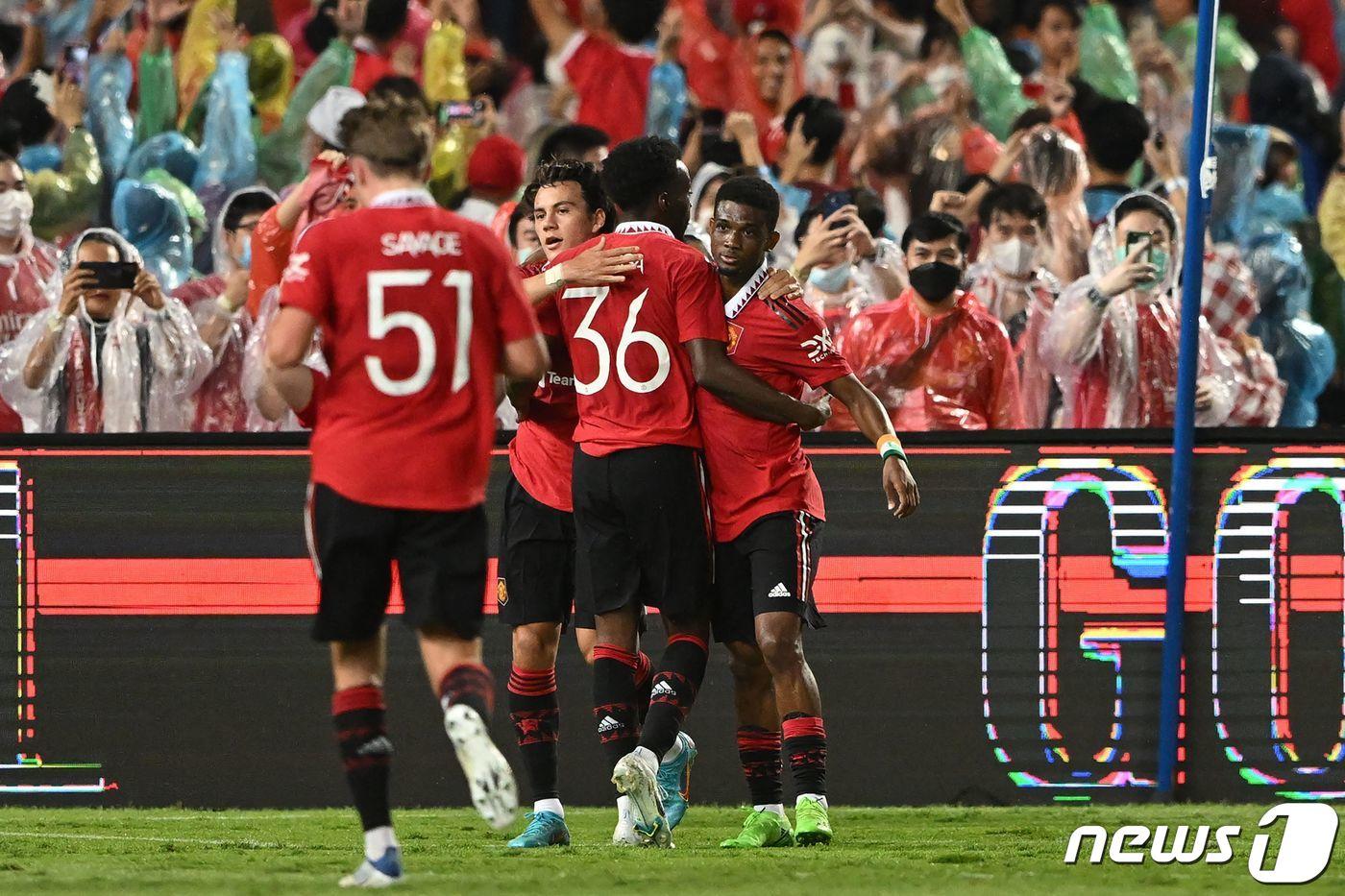 리버풀을 완파한 맨유 ⓒ AFP=뉴스1