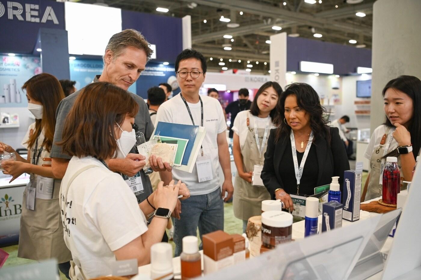 미국 라스베이거스 코스모프로프 전시회 프리미엄 한국관(중기중앙회 제공)ⓒ 뉴스1