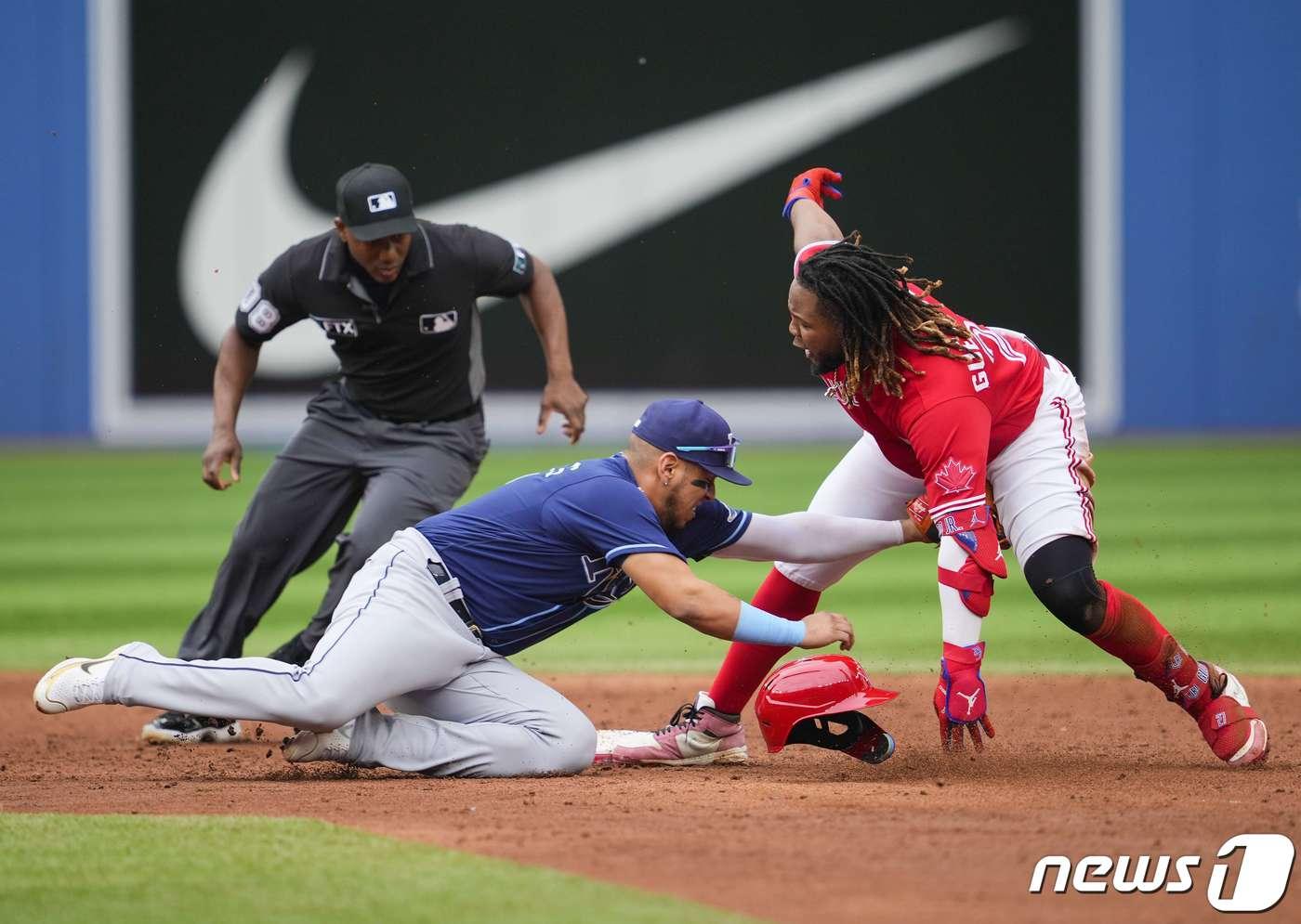 토론토와 탬파베이의 MLB 경기 장면 ⓒ AFP=뉴스1
