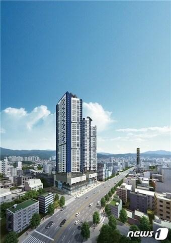 본문 이미지 - 포스코건설 '더샵 달서센트엘로' 투시도ⓒ 뉴스1