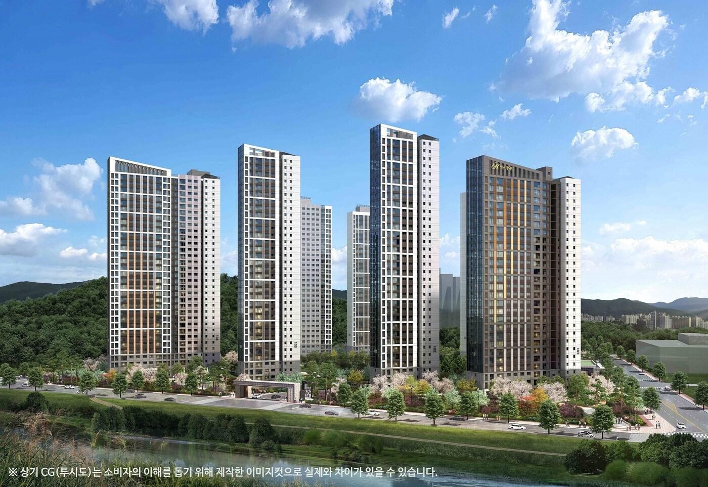 힐스테이트 마크로엔 투시도.(제공=현대건설)ⓒ 뉴스1