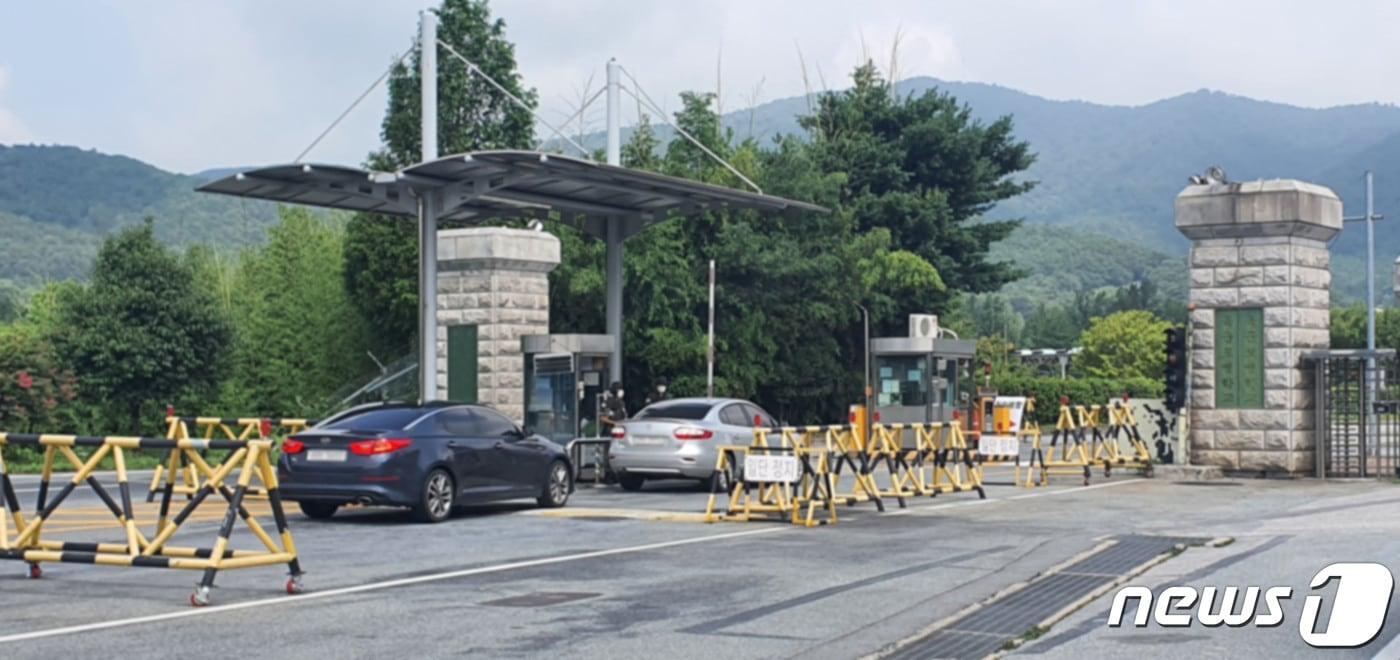 전남 장성군 상무대 정문. 2022.7.19/뉴스1 ⓒ News1 최성국 기자