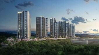 본문 이미지 - 울산덕하역 신일 해피트리 더루츠 투시도. /신일 제공