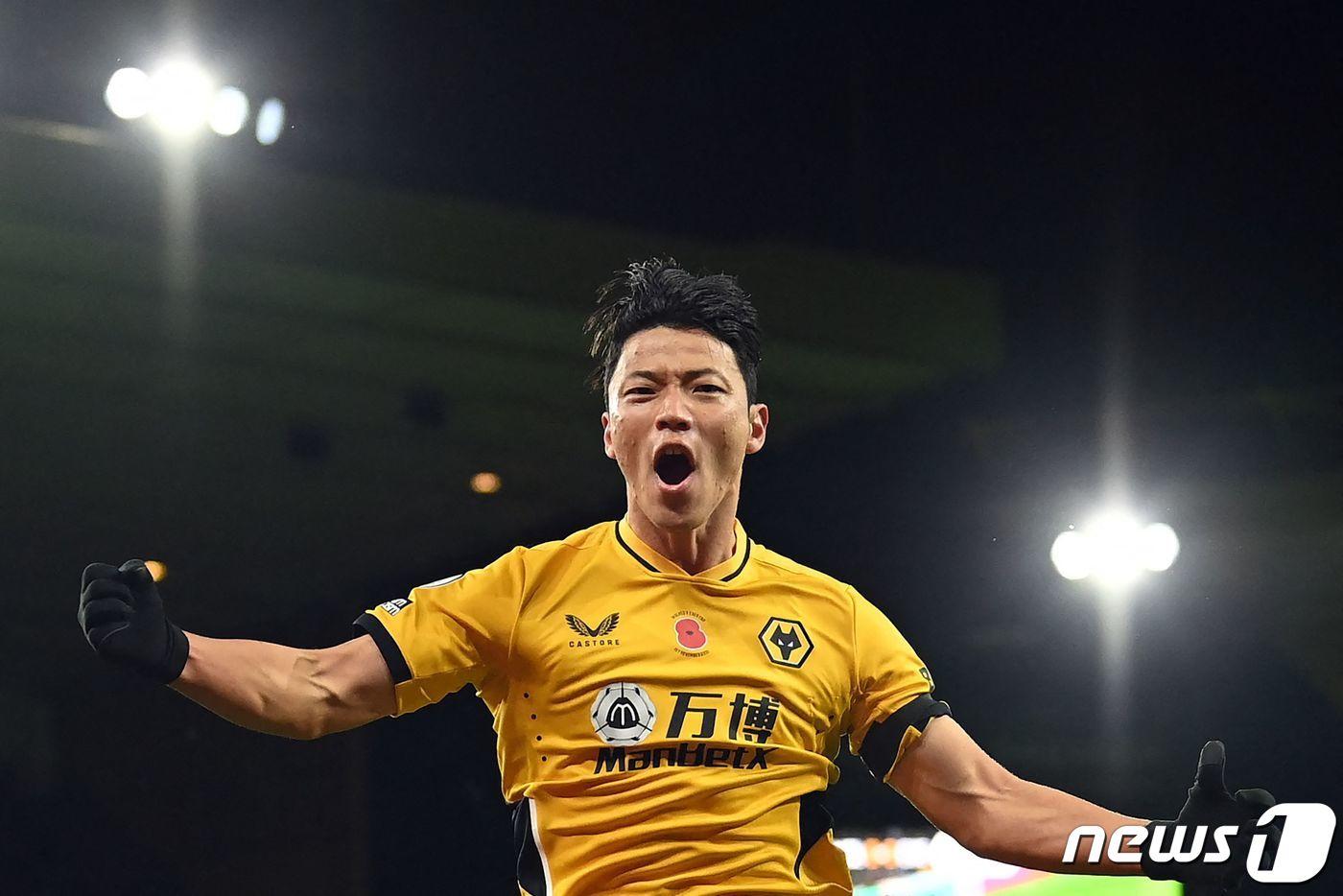 울버햄튼의 황희찬 ⓒ AFP=뉴스1