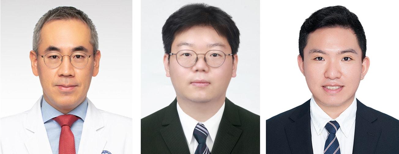 본문 이미지 - 연세대 강남세브란스병원 임재열 교수(왼쪽부터), 이비인후과학교실 윤여준·김동현 연구교수ⓒ 강남세브란스 제공