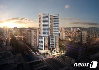 본문 이미지 - 신세계건설 ‘빌리브 루센트’ 투시도ⓒ 뉴스1