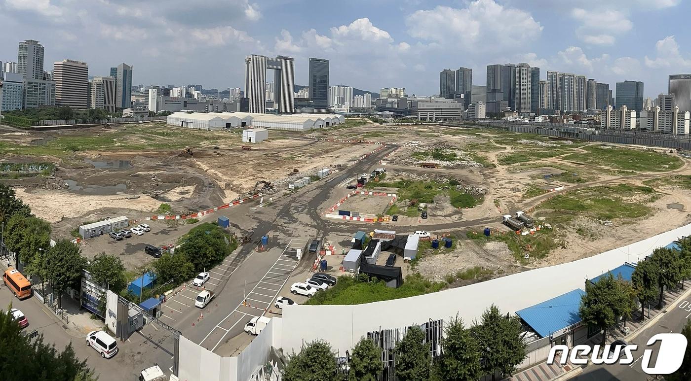 서울 용산 정비창 부지. 2022.7.26/뉴스1 ⓒ News1 구윤성 기자