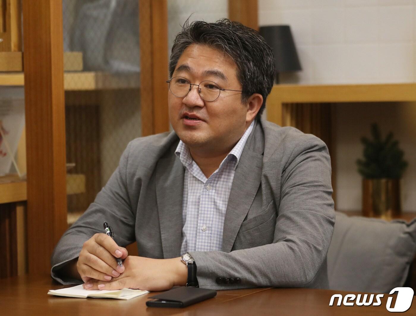 본문 이미지 - 오성익 국토교통부 해외건설정책과장이 26일 서울 종로구에서 뉴스1과 인터뷰를 하고 있다. 2022.7.26/뉴스1 ⓒ News1 이성철 기자