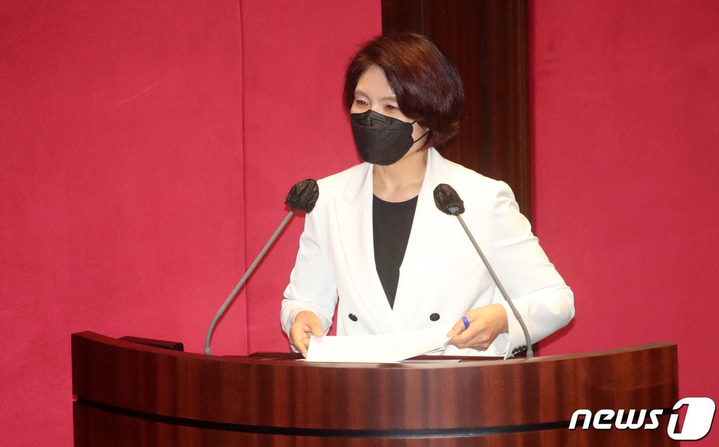 한정애 더불어민주당 의원. /뉴스1 ⓒ News1 이재명 기자