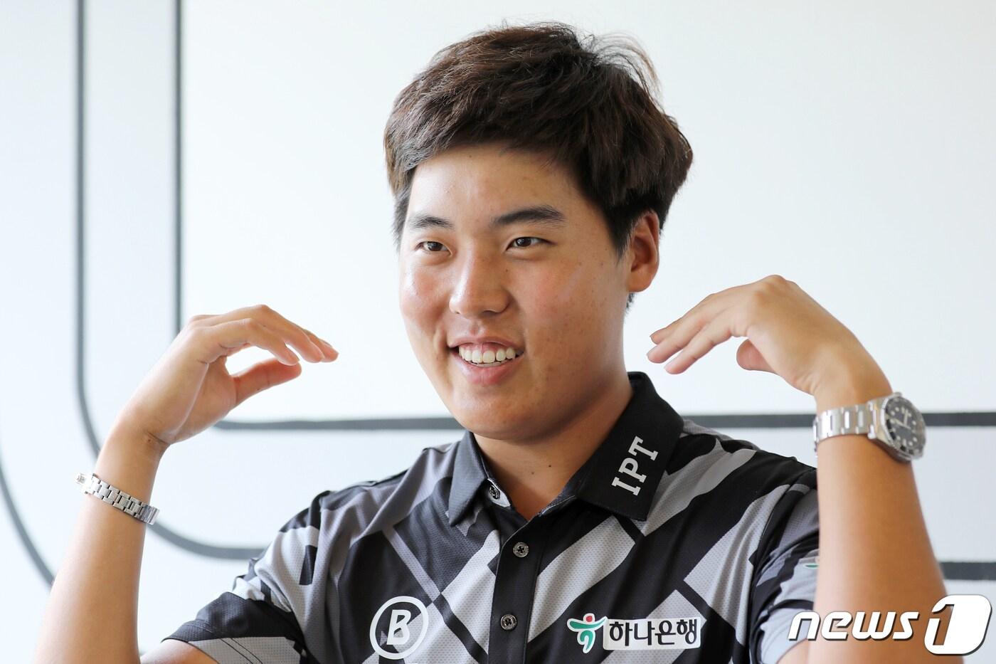 본문 이미지 - 발달장애인 프로골퍼 이승민. 2022.7.27/뉴스1 ⓒ News1 이광호 기자