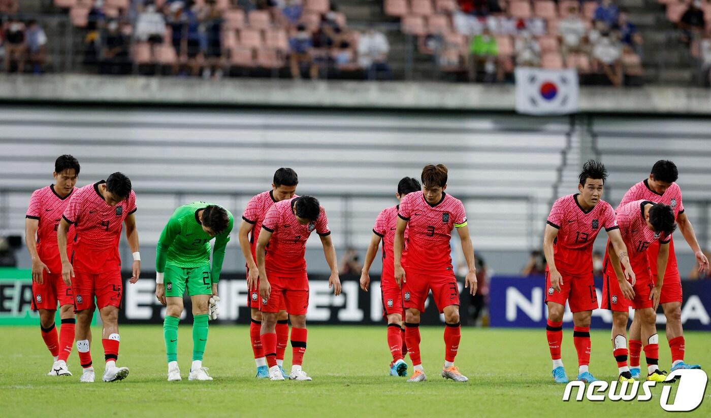 본문 이미지 - 일본이 한국을 3-0으로 꺾고 E1 챔피언십에서 우승했다. ⓒ 로이터=뉴스1
