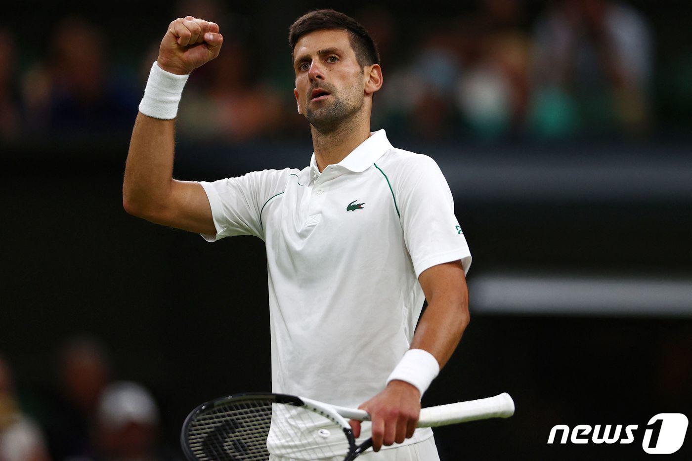 노박 조코비치가 윔블던 8강에 올랐다. ⓒ AFP=뉴스1