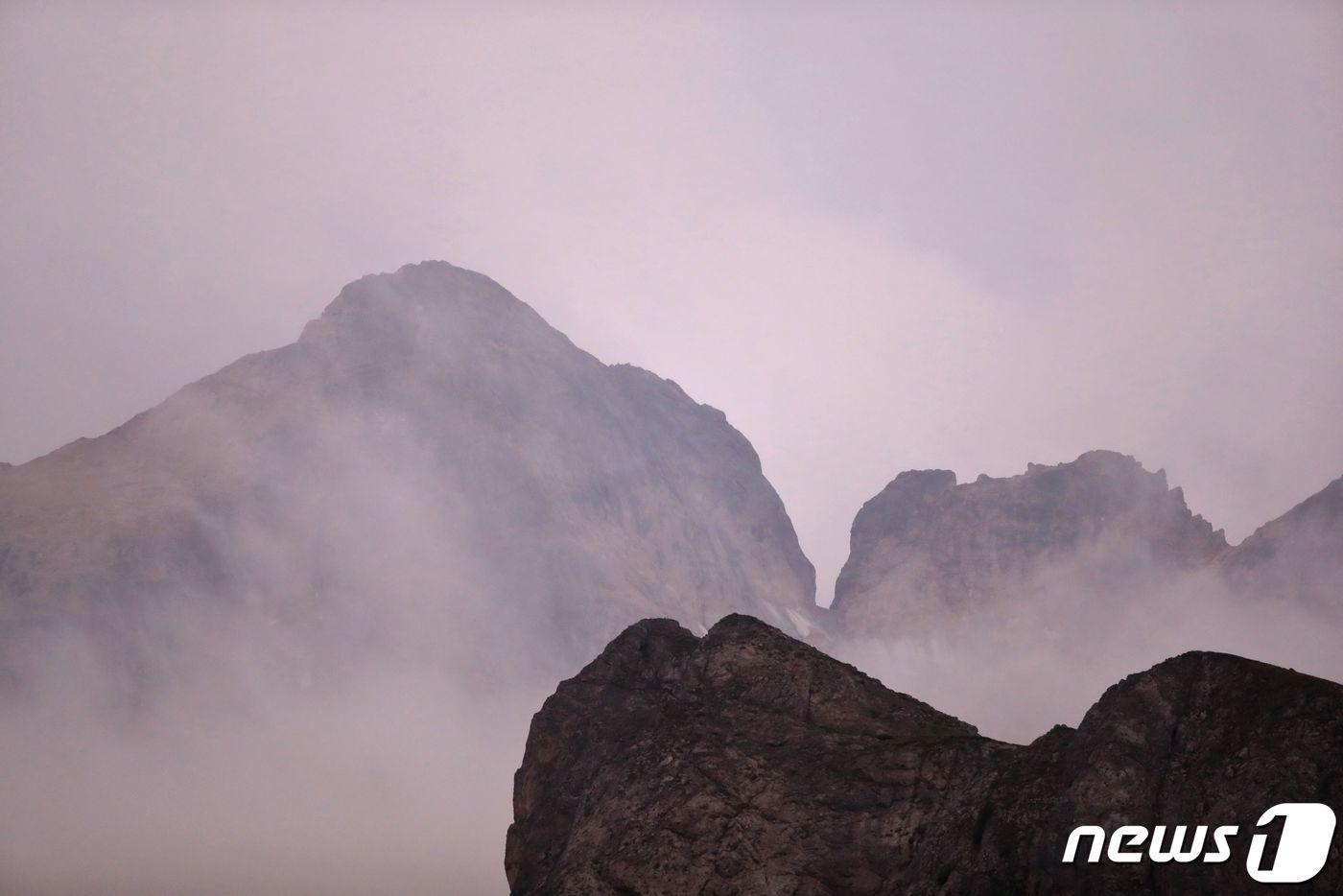 이탈리아 트렌토에 있는 돌로미티 산맥. ⓒ AFP=뉴스1 ⓒ News1 우동명 기자