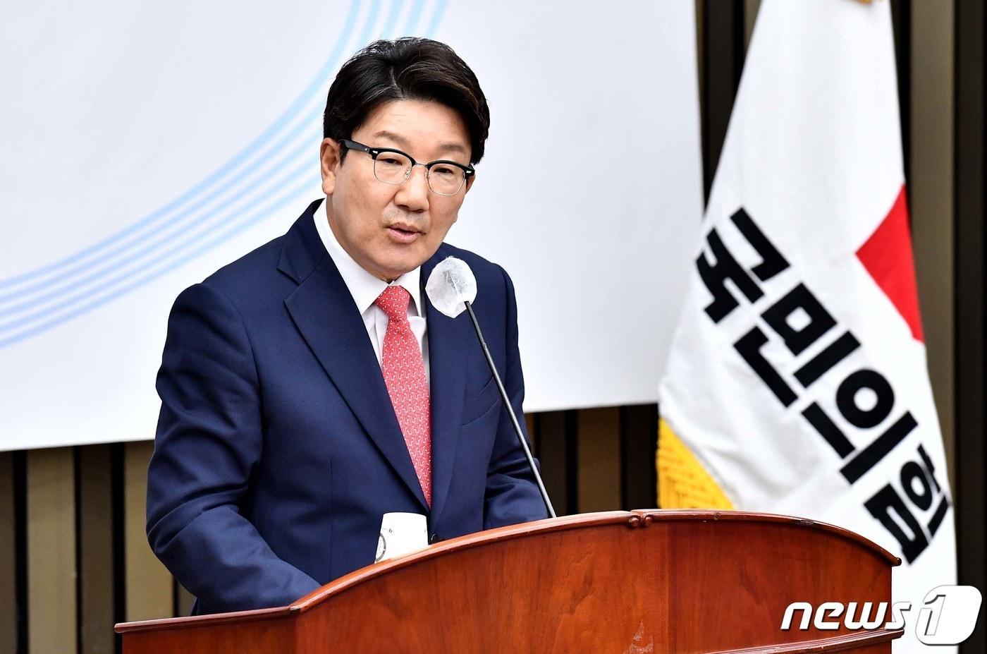 본문 이미지 - 권성동 국민의힘 대표 직무대행 겸 원내대표 (공동취재) 2022.7.4/뉴스1 ⓒ News1 이재명 기자