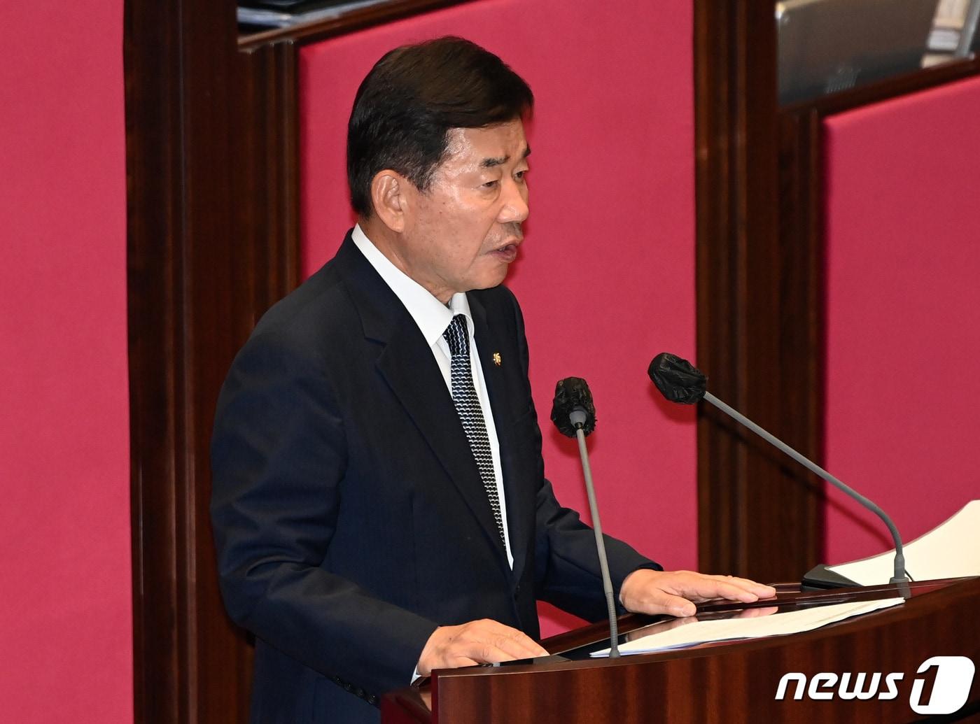 본문 이미지 - 김진표 신임 국회의장. (공동취재)/뉴스1 ⓒ News1 이재명 기자
