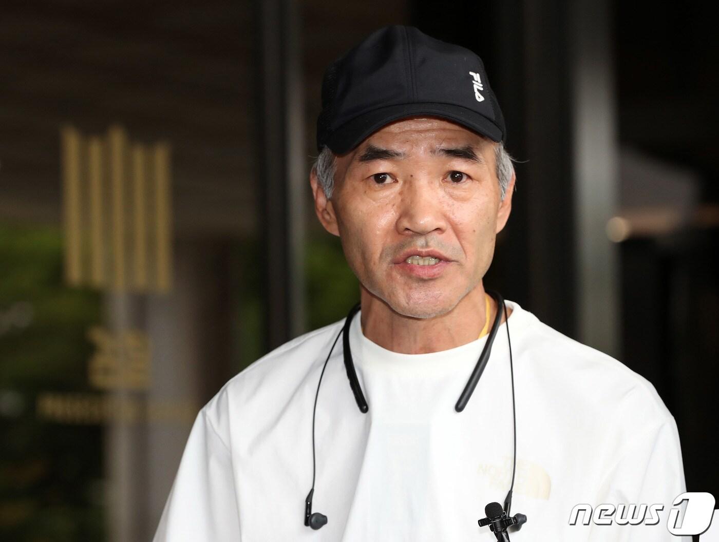 본문 이미지 - '서해 공무원 피격사건' 희생자 고(故) 이대준씨의 형 래진씨. 2022.7.5/뉴스1 ⓒ News1 박세연 기자