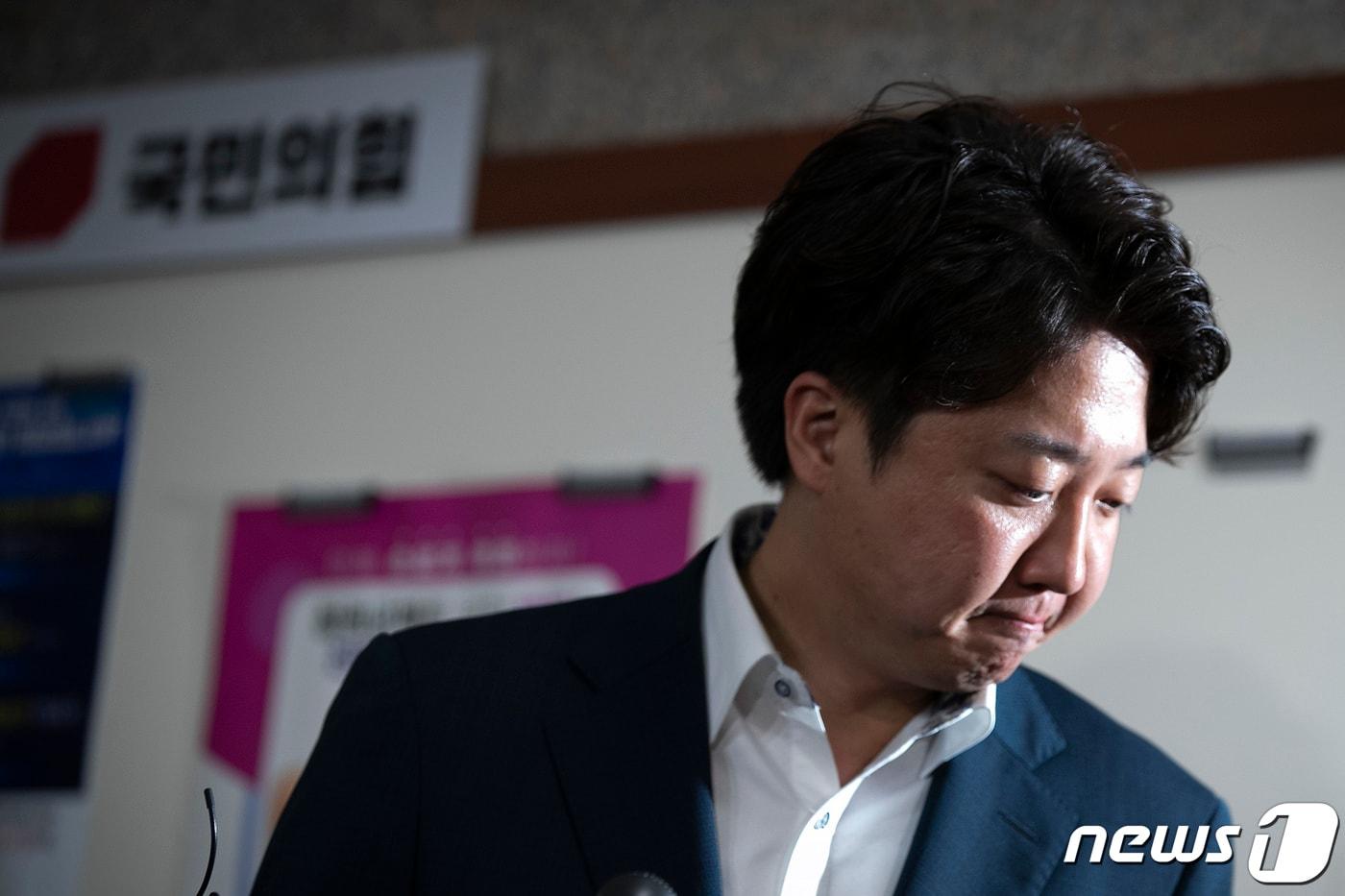 이준석 국민의힘 대표(공동취재) 2022.7.7/뉴스1 ⓒ News1 이재명 기자
