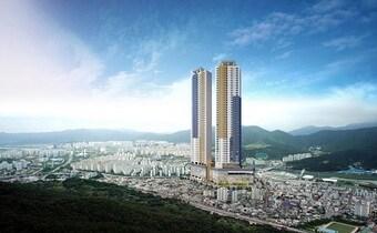 본문 이미지 - 양산 금호 리첸시아 시그니처 투시도. /금호건설 제공