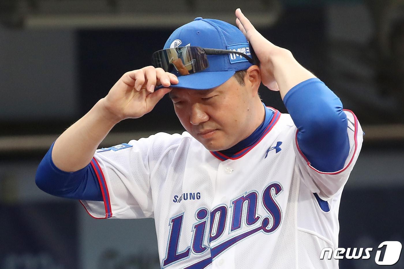 박진만 삼성 라이온즈 감독대행. /뉴스1 DB ⓒ News1 공정식 기자