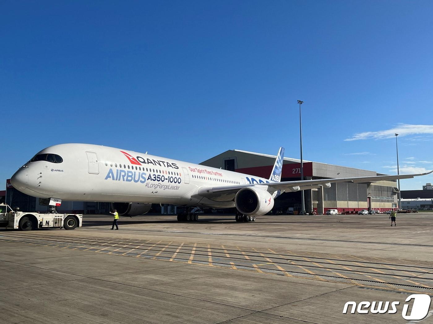 본문 이미지 - 콴타스 항공의 에어버스 비행기. ⓒ 로이터=뉴스1 ⓒ News1 이서영 기자