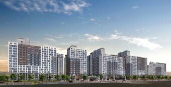 본문 이미지 - 평택고덕 A-53블록에 짓는 신혼희망타운 투시도. /한국토지주택공사(LH) 경기지역본부 제공