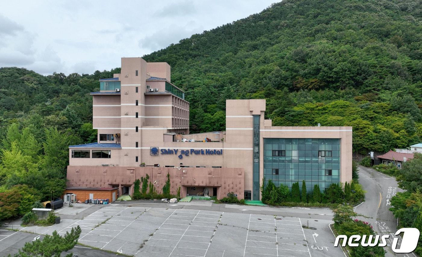 본문 이미지 - 옛 광주 신양파크호텔 전경 자료사진./뉴스1