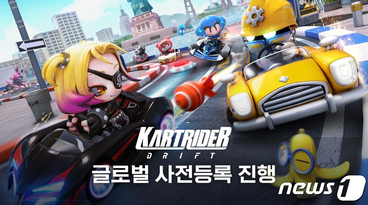 본문 이미지 - 넥슨, 신작 레이싱 게임 '카트라이더: 드리프트' 글로벌 출시 앞두고 사전등록 진행(넥슨 제공)