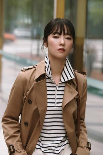 본문 이미지 - 빈폴 '제대로 입다' 캠페인의 엠버서더 전여빈(삼성물산 패션부문 제공).