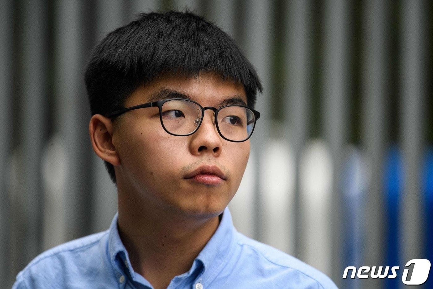 홍콩 민주화 운동가 조슈아 웡 2019.10.29 ⓒ AFP=뉴스1 ⓒ News1