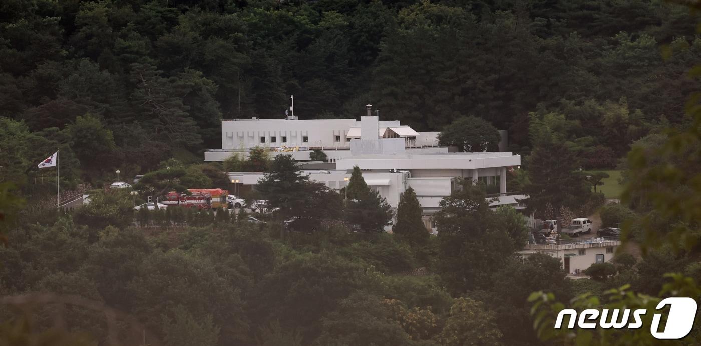 본문 이미지 - 서울 용산구 한남동 옛 대통령 관저. (대통령실사진기자단) 2022.8.2 ⓒ 뉴스1 오대일 기자