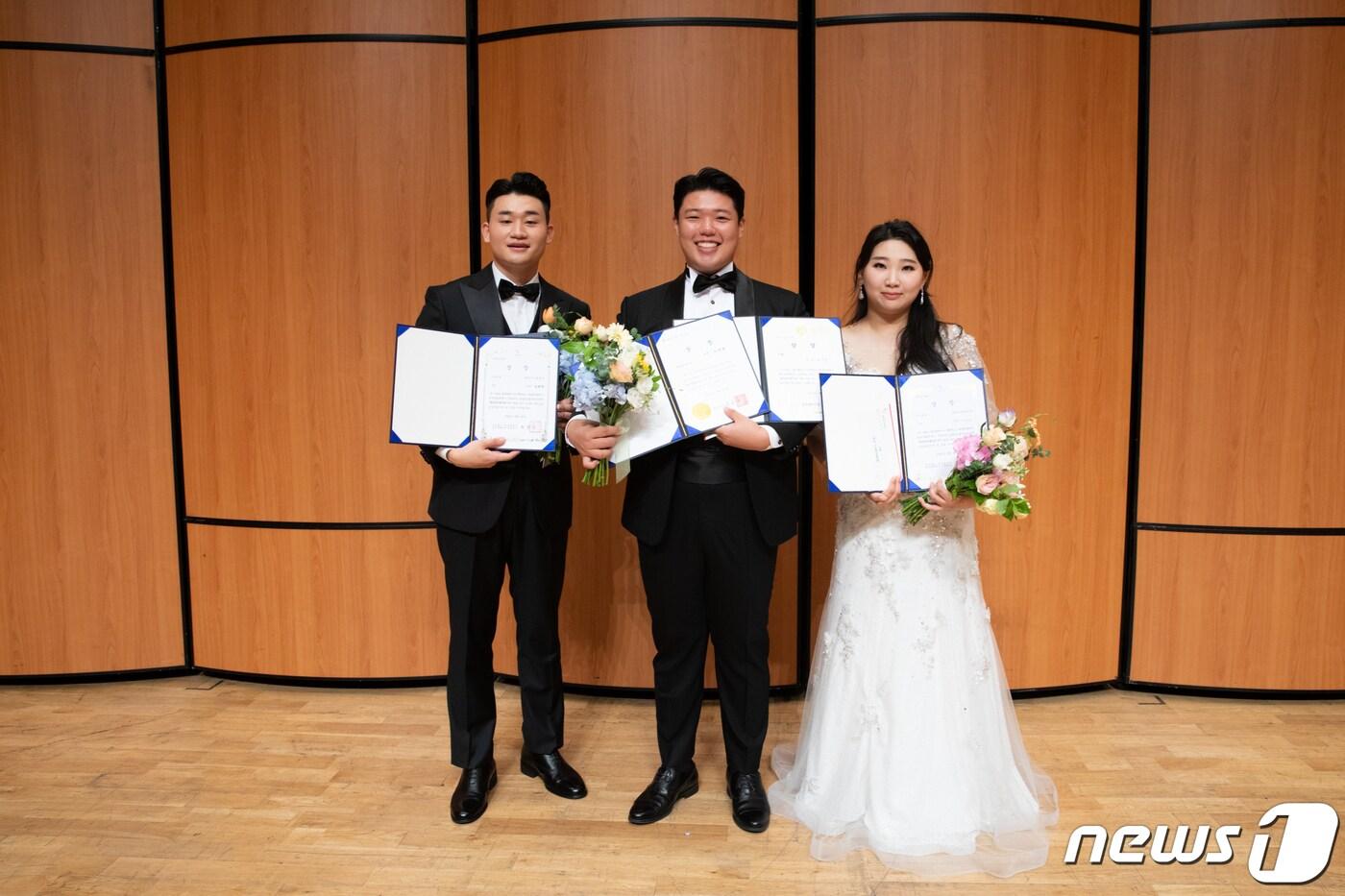 2022 정율성음악축제 &#39;광주성악콩쿠르&#39; 수상자 사진. &#40;광주문화재단 제공&#41; 2022.8.22/뉴스1