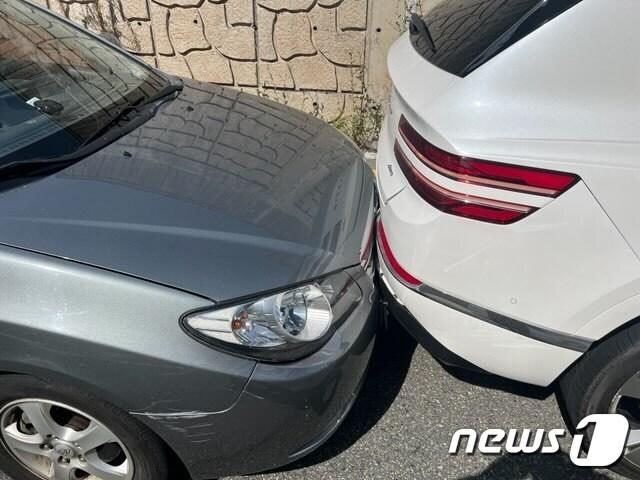 본문 이미지 - 사고 현장.(부산경찰청 제공)