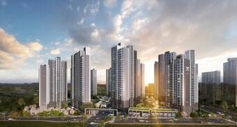 본문 이미지 -  천안 롯데캐슬 더 청당 투시도. /롯데건설 제공