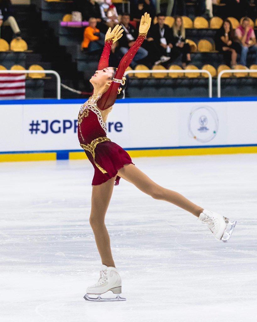본문 이미지 - 주니어 그랑프리 동메달을 획득한 김유재 (ISU SNS 캡처)