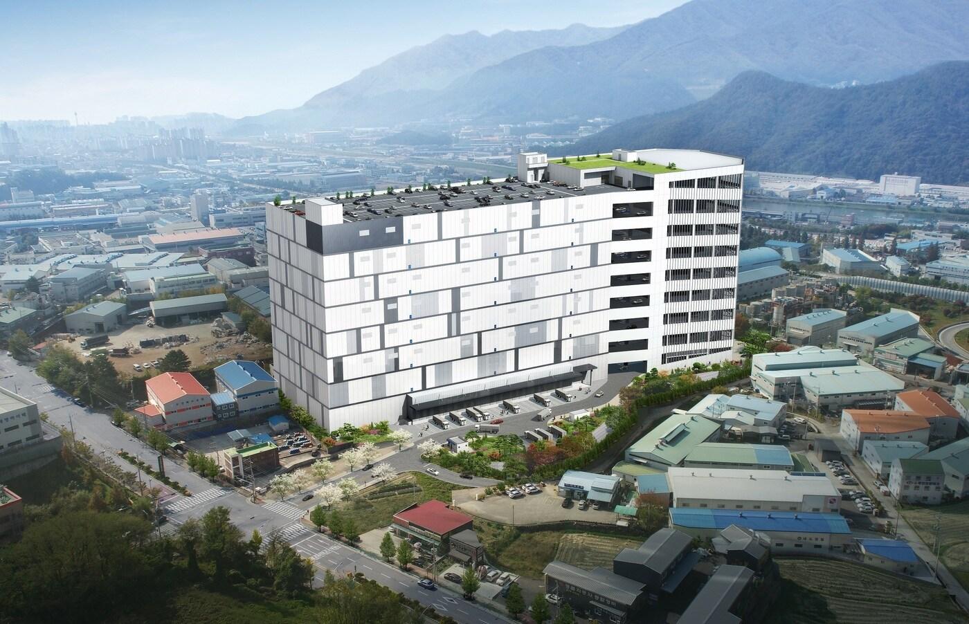 양산 복합물류센터 신축공사 조감도