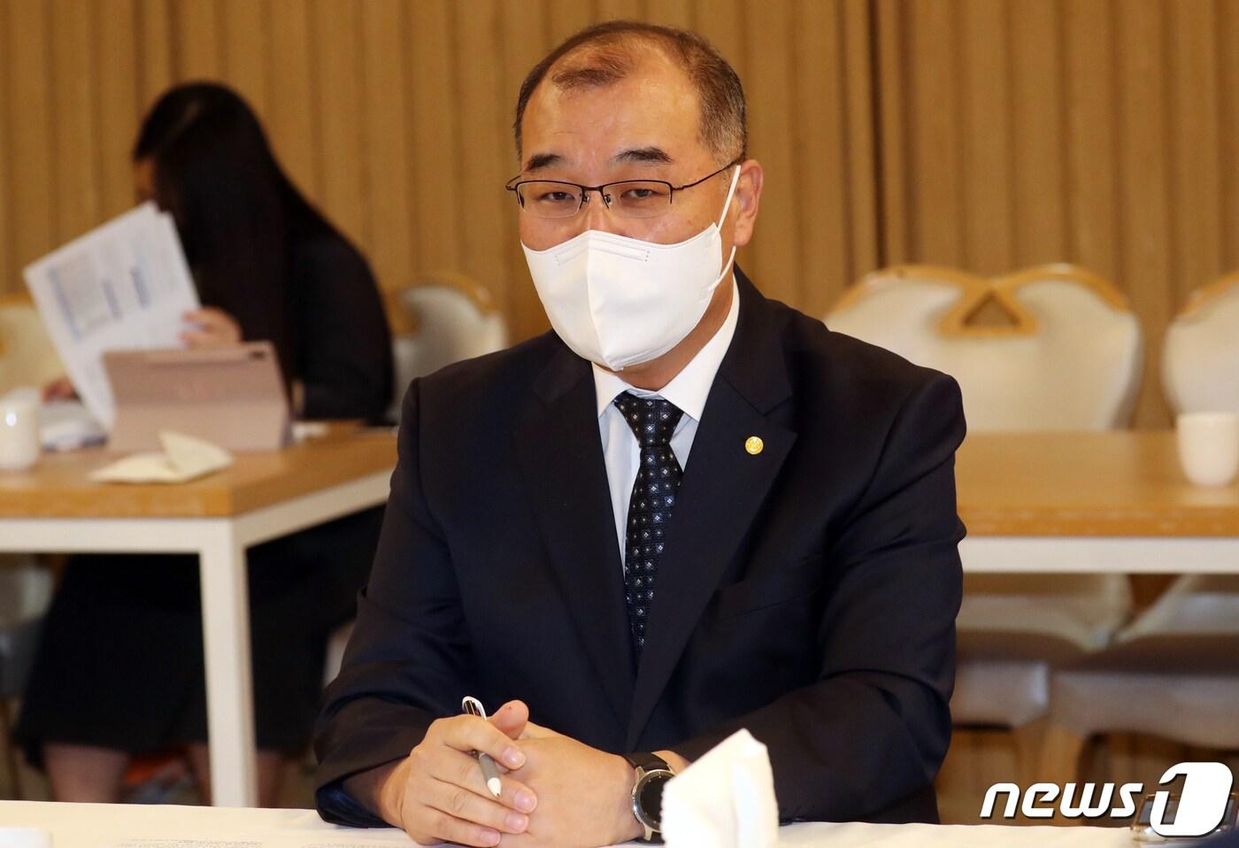 홍원화 한국대학교육협의회 회장(경북대 총장). /뉴스1 ⓒ News1 김명섭 기자