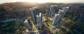 본문 이미지 - 부산 서금사재정비촉진A구역 재개발정비사업 조감도. /롯데건설