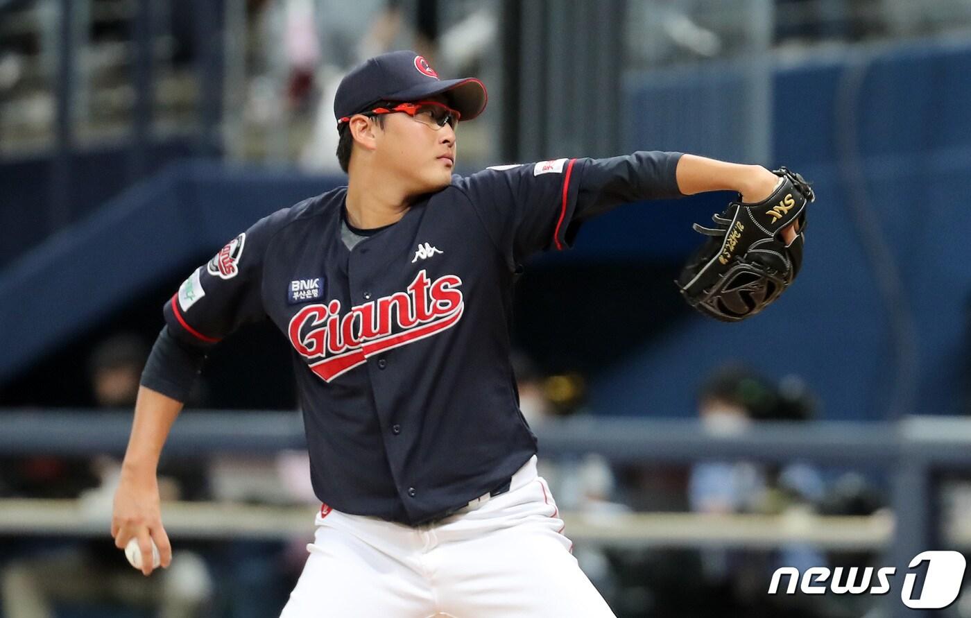 박세웅. 2022.8.31/뉴스1 ⓒ News1 구윤성 기자